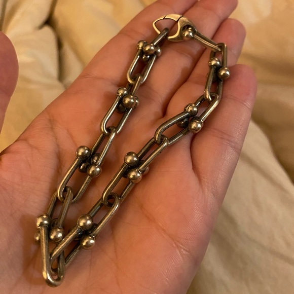 Mason Margiela Horsebit Italian Sterling Silver Bracelet - Picture 3 of 5